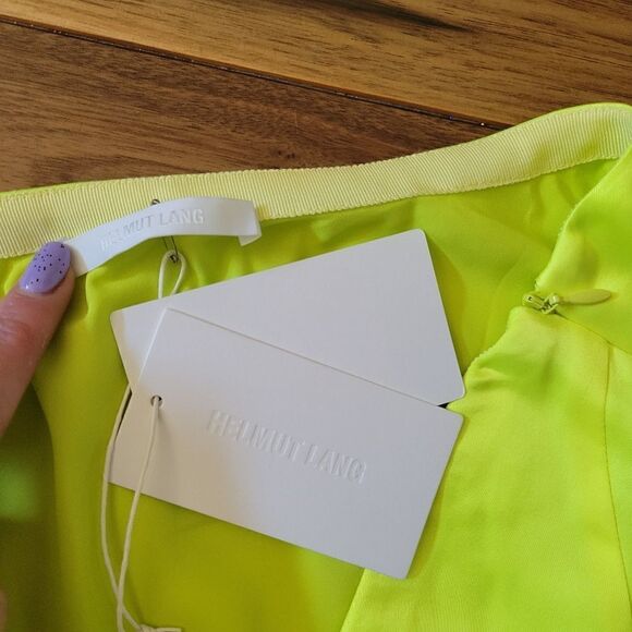 Helmut Lang satin midi skirt 8 M - Picture 10 of 14